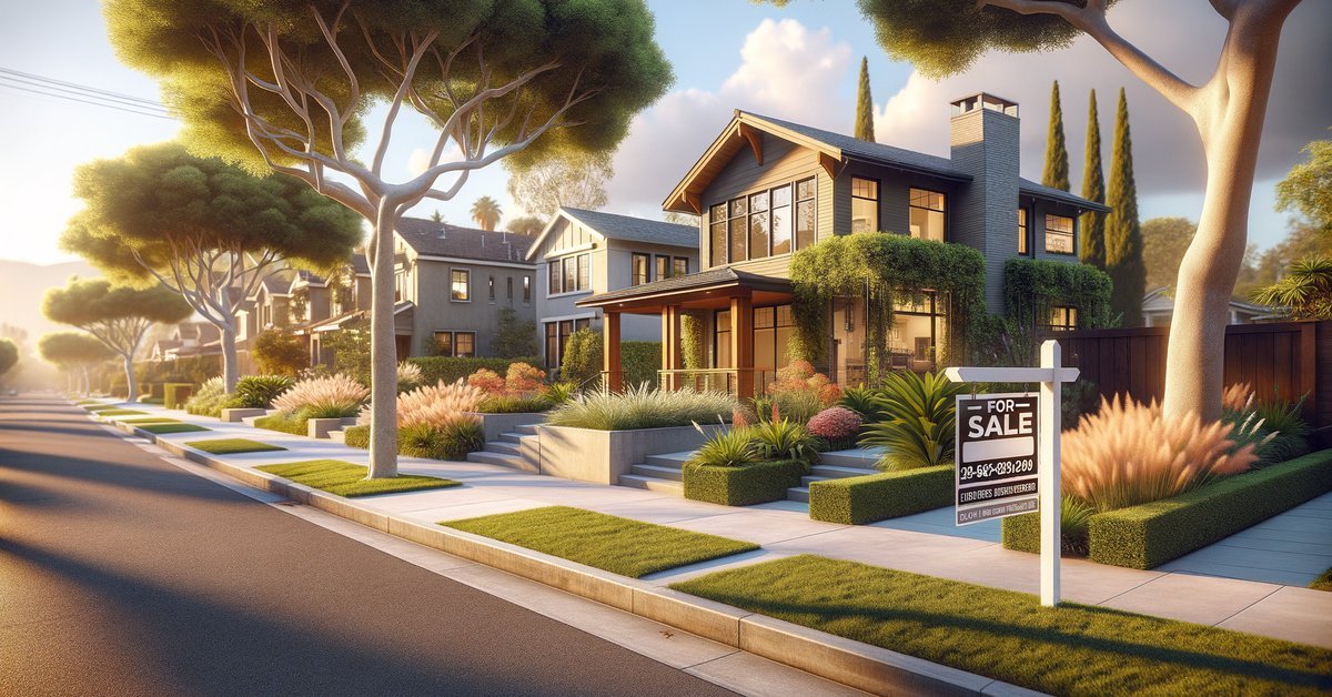 New custom home under construction next to an existing home for sale in a San Jose residential neighborhood