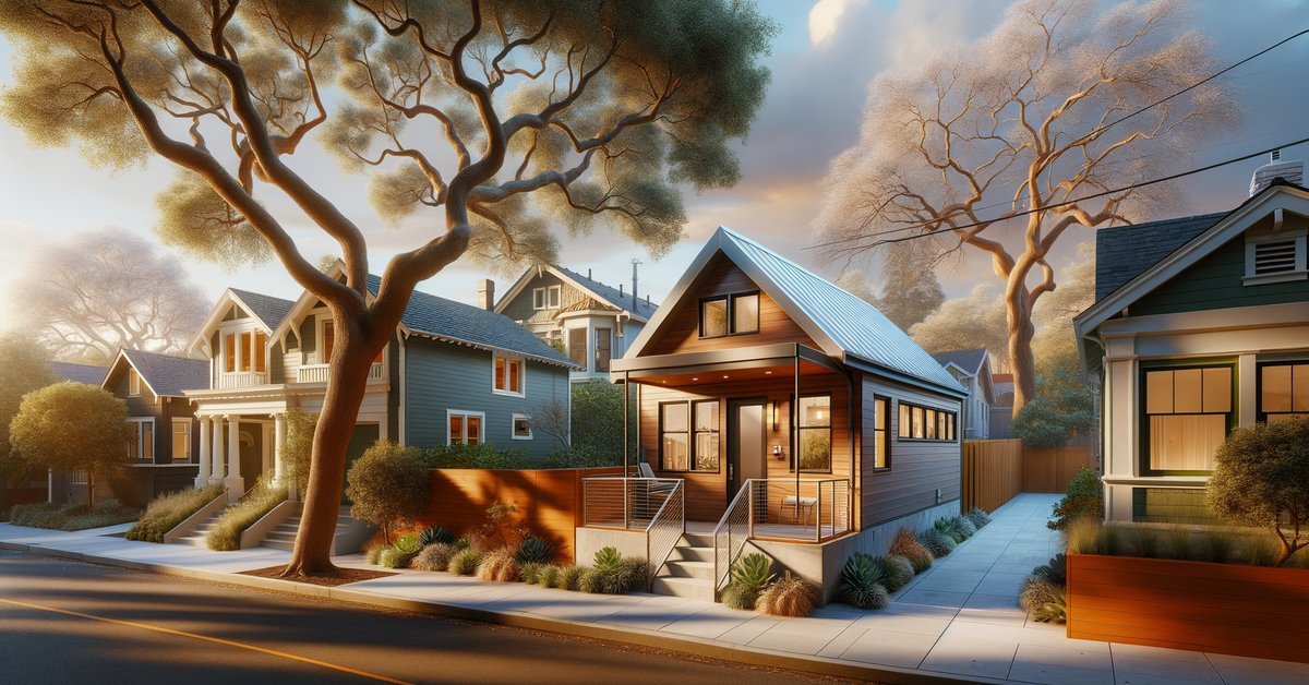 A detached ADU with modern finishes in a Palo Alto backyard neighborhood, representing Palo Alto ADU permit requirements in 2025