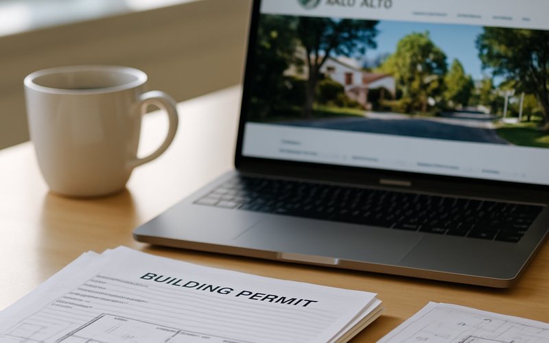 Building permit documents required by the City of Palo Alto before an ADU company breaks ground